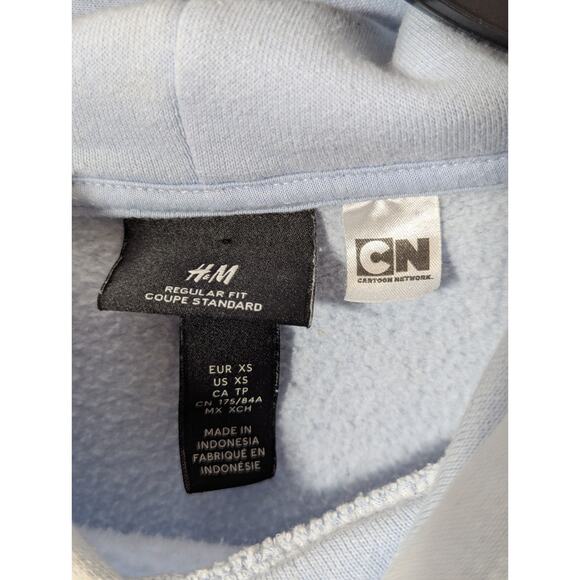 Rick and Morty Portal Boyz 4 Life Blue Hoodie by H&M/Cartoon Network Size XS - Picture 3 of 11